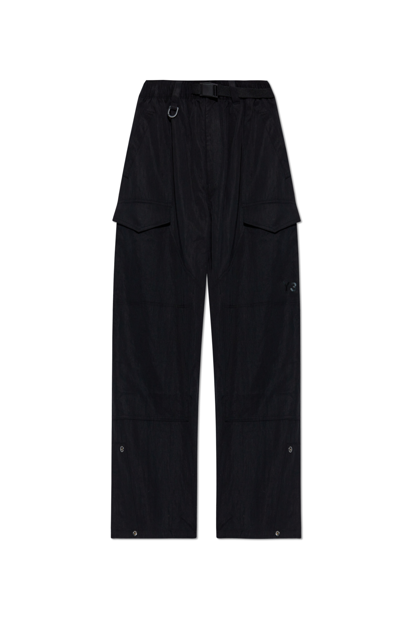 Black Utility Cargo Pants by Y-3 on Sale